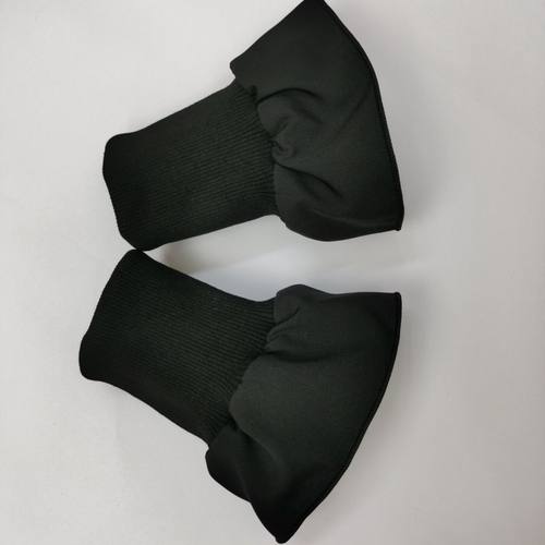 秋冬男女加厚螺羽绒服袖口防脏防寒棉服保暖袖套加长松紧接边防风