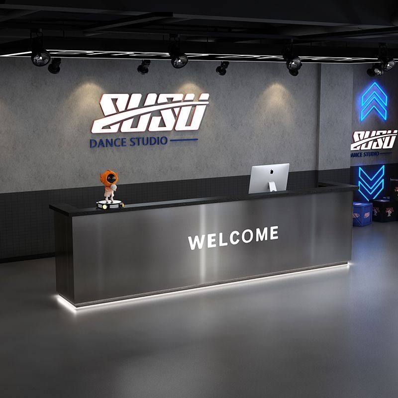 服装店理发店收银台健身房酒店前台接待台不锈钢桌球厅奶茶店吧台,商业/办公家具,收银台,淘宝优惠券,粉丝福利购,淘宝优惠卷