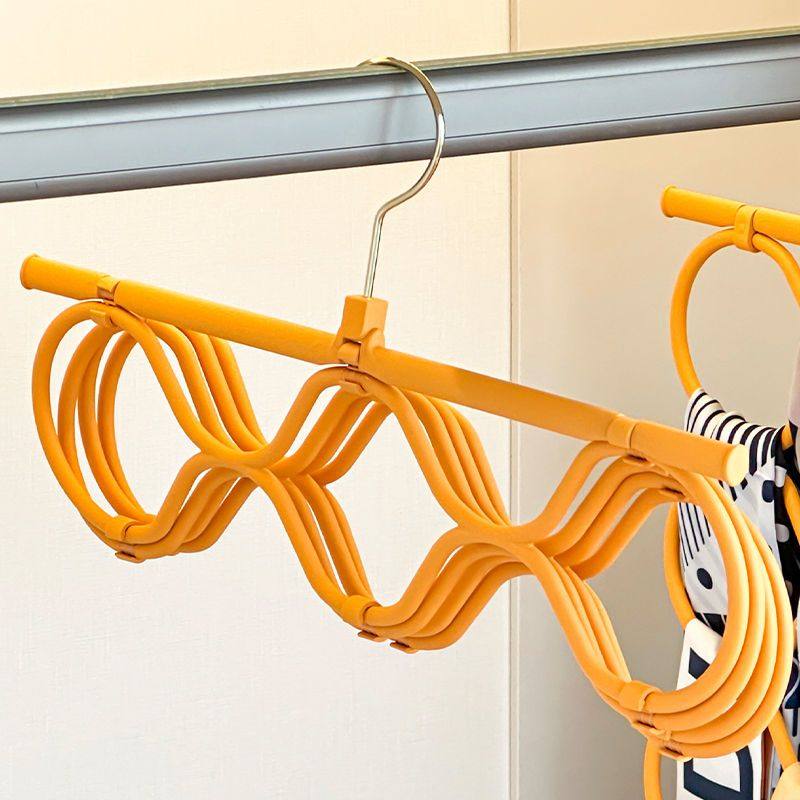 高档丝巾纱巾收纳神器挂领带围巾架子展示架多功能无痕防滑衣架子,收纳整理,服饰配件架,淘宝优惠券,粉丝福利购,淘宝优惠卷