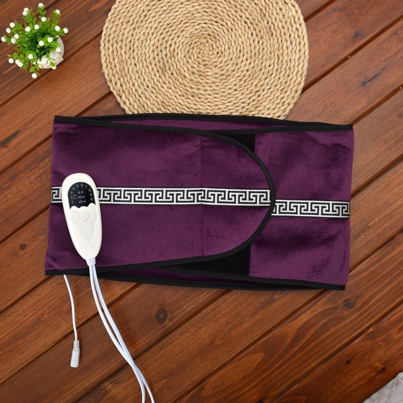 电加热艾绒腰带护腰艾草包草本艾灸热敷仪器保暖艾绒理疗发热腹部