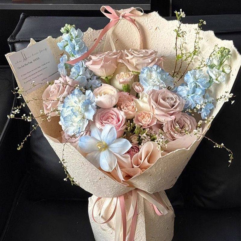 创意花束曼塔永生花仿真香皂玫瑰花送女朋友闺蜜生日礼物新潮2026