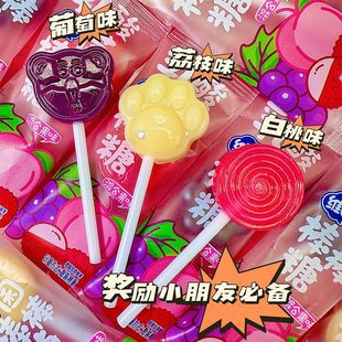 乳酸菌棒棒糖可爱卡通水果味高颜值糖果节日送人儿童零食