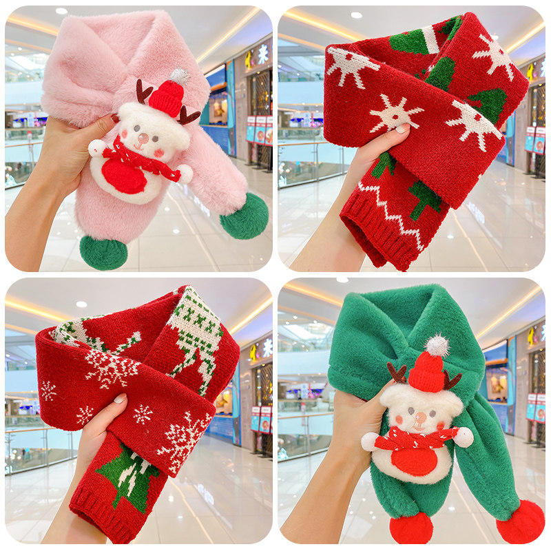 儿童围巾女冬款男童可爱圣诞雪人防寒保暖围脖麋鹿圣诞树新款婴儿|msdalam kategori Kanak-kanak/Bayi/Keluarga dipasang, Hat/Muffler/topeng/sarung tangan/alat penutup telinga/Jiaotao, Muffler - dari Buy2taobao.com untuk memberikan perkhidmatan ejen Taobao profesional membeli