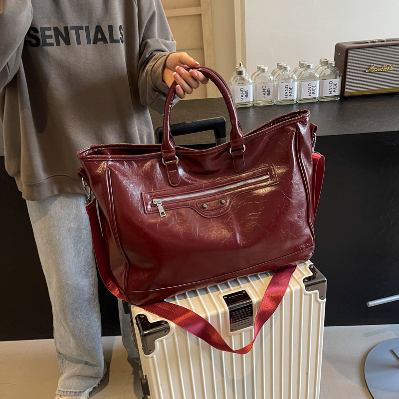 旅行包2024新款大容量托特包女