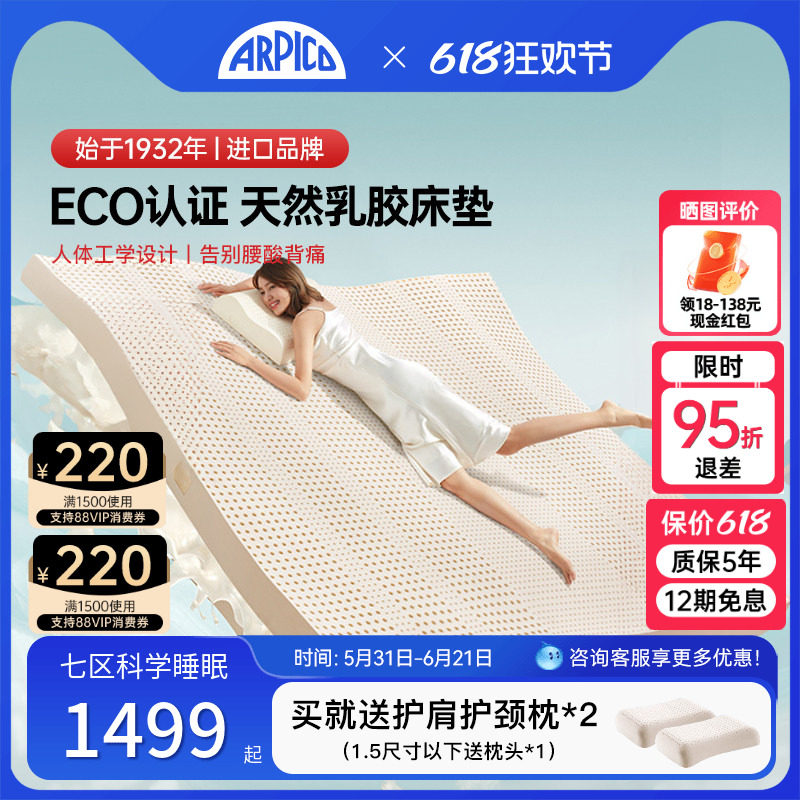 ARPICO斯里兰卡进口天然乳胶垫