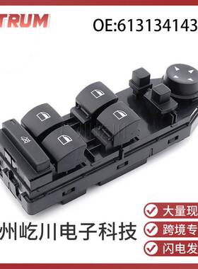 61313414355适用于04-10款宝马X3 E83汽车玻璃升降器开关车窗开关