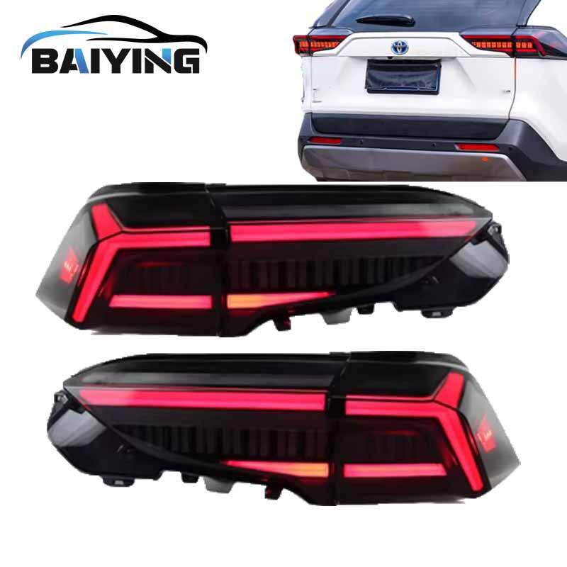 适用于丰田新款荣放18-22汽车尾灯熏黑流光转向FF-TLG642跨境