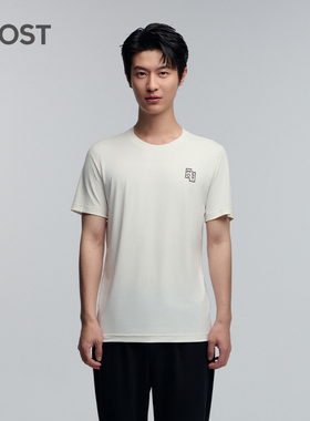 MOST/姆氏德短袖t恤男白色圆领上衣夏新款潮流休闲体恤C42212106