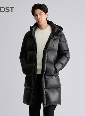 MOST/姆氏德新款冬季黑色长款连帽羽绒服保暖加厚外套C44237259