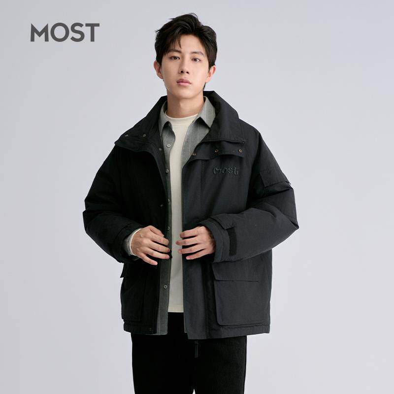MOST/姆氏德90白鸭绒连帽羽绒服男士冬季时尚休闲外套C44337235