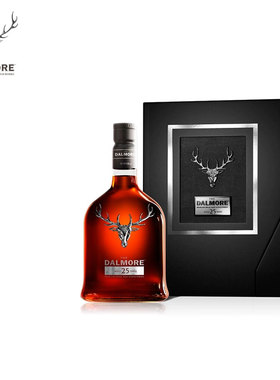 【大摩旗舰店】DALMORE/大摩25年苏格兰单一麦芽威士忌700ml礼盒