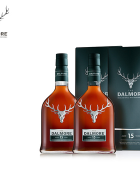 【大摩旗舰店】DALMORE/大摩15年*2威士忌旗舰店苏格兰威士忌双支
