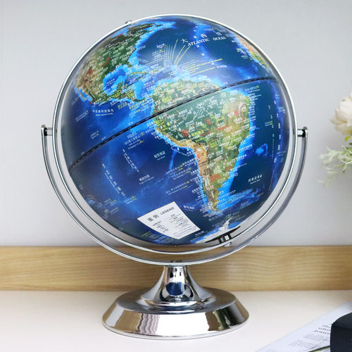 funglobe地球仪充电款式浮雕工艺