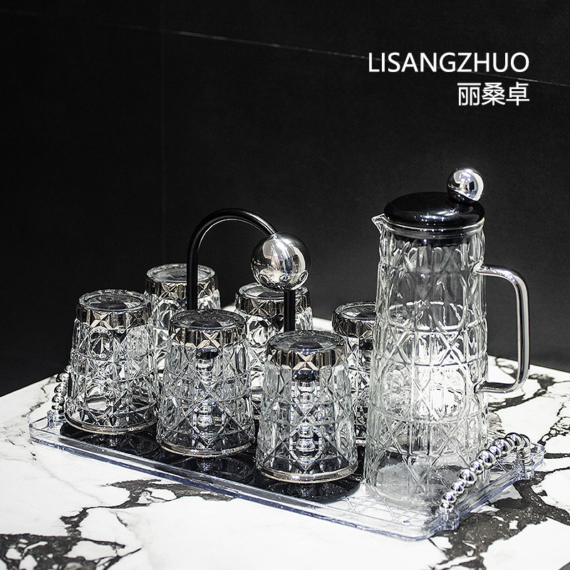 丽桑卓轻奢玻璃水具简约创意