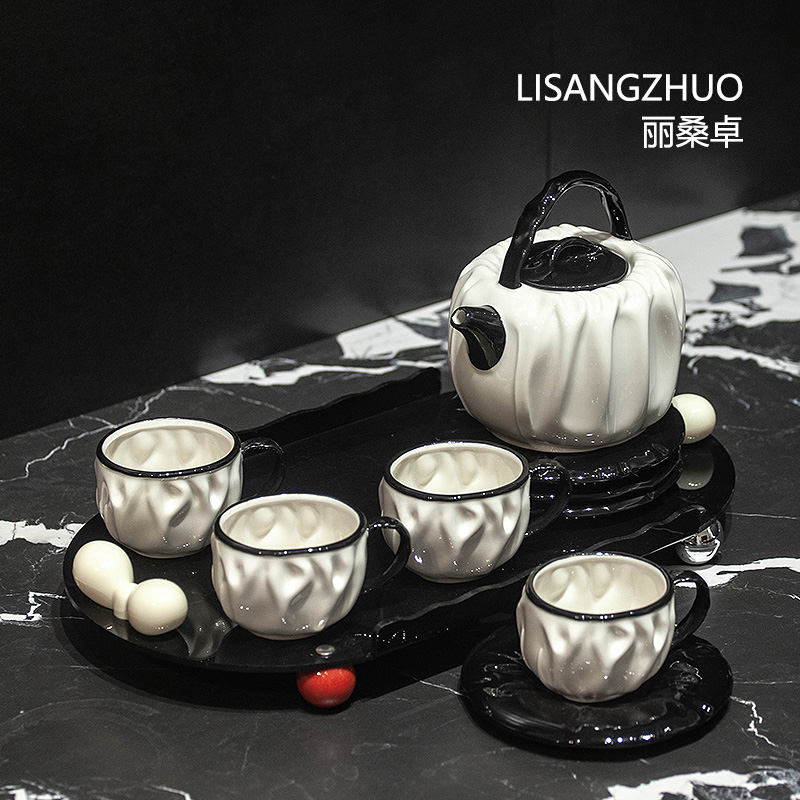 丽桑卓法式复古创意陶瓷水具