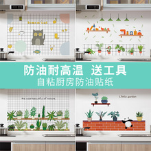 厨房防油贴纸家用耐高温灶台贴纸