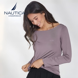 款 女士保暖内衣莫代尔丝滑超薄上衣打底四季 Underwear Nautica