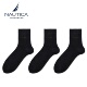 袜子商务精梳棉柔软舒适3双装 Nautica Underwear男士