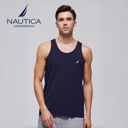  NAUTICA男士背心棉莫吸湿排汗