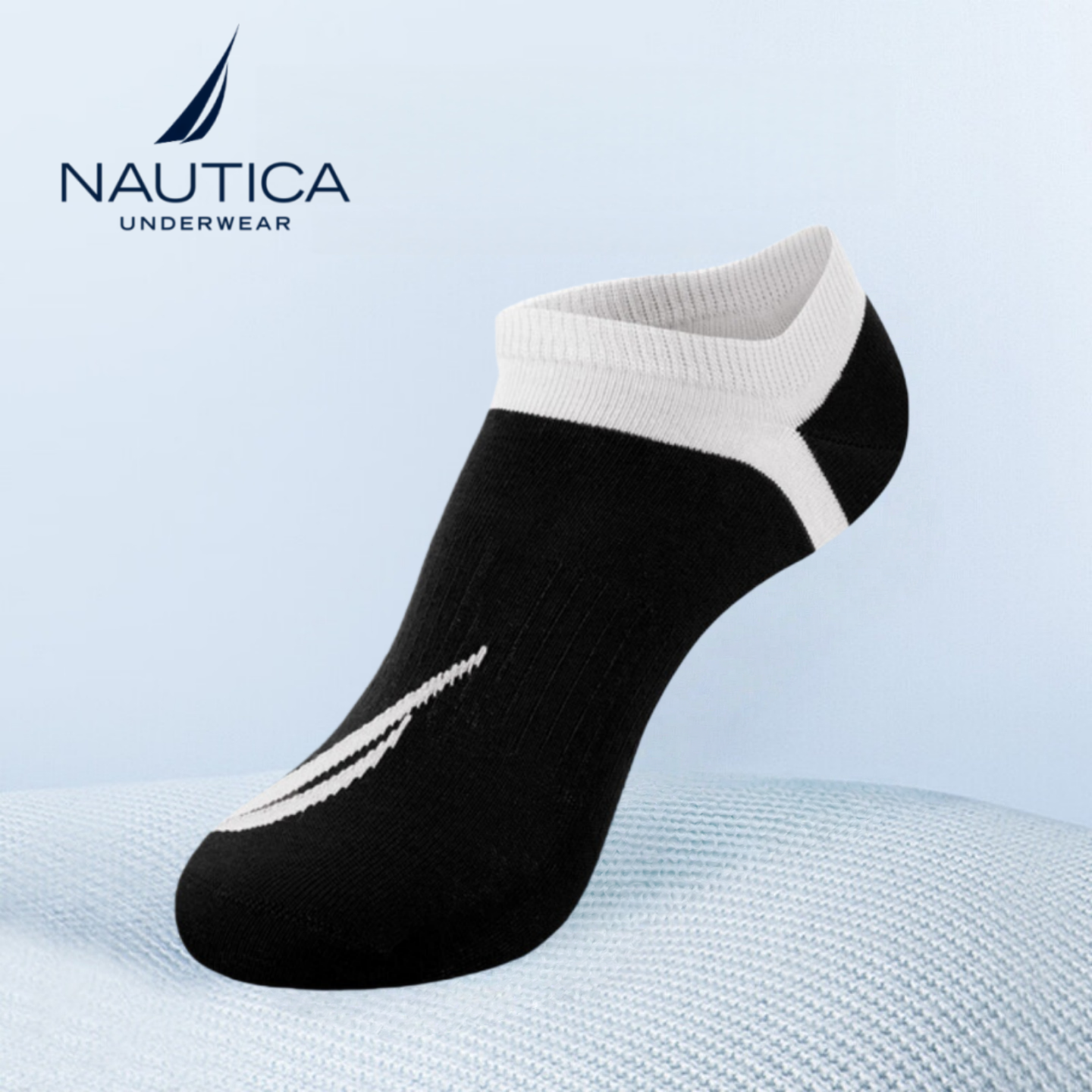 Nautica Underwear 商务男士船袜不掉跟防滑薄款透气棉质短袜男生,女士内衣/男士内衣/家居服,船袜,淘宝优惠券,粉丝福利购,淘宝优惠卷