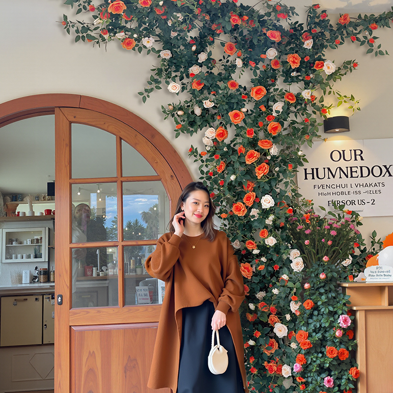 仿真玫瑰花网红打卡花墙