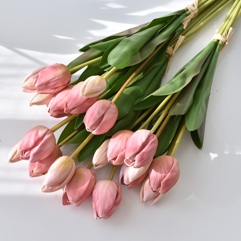 仿真花束手感保湿郁金香高档插花客厅蛋糕装饰假花摆设干花粉色,家居饰品,仿真花/假花,淘宝优惠券,粉丝福利购,淘宝优惠卷