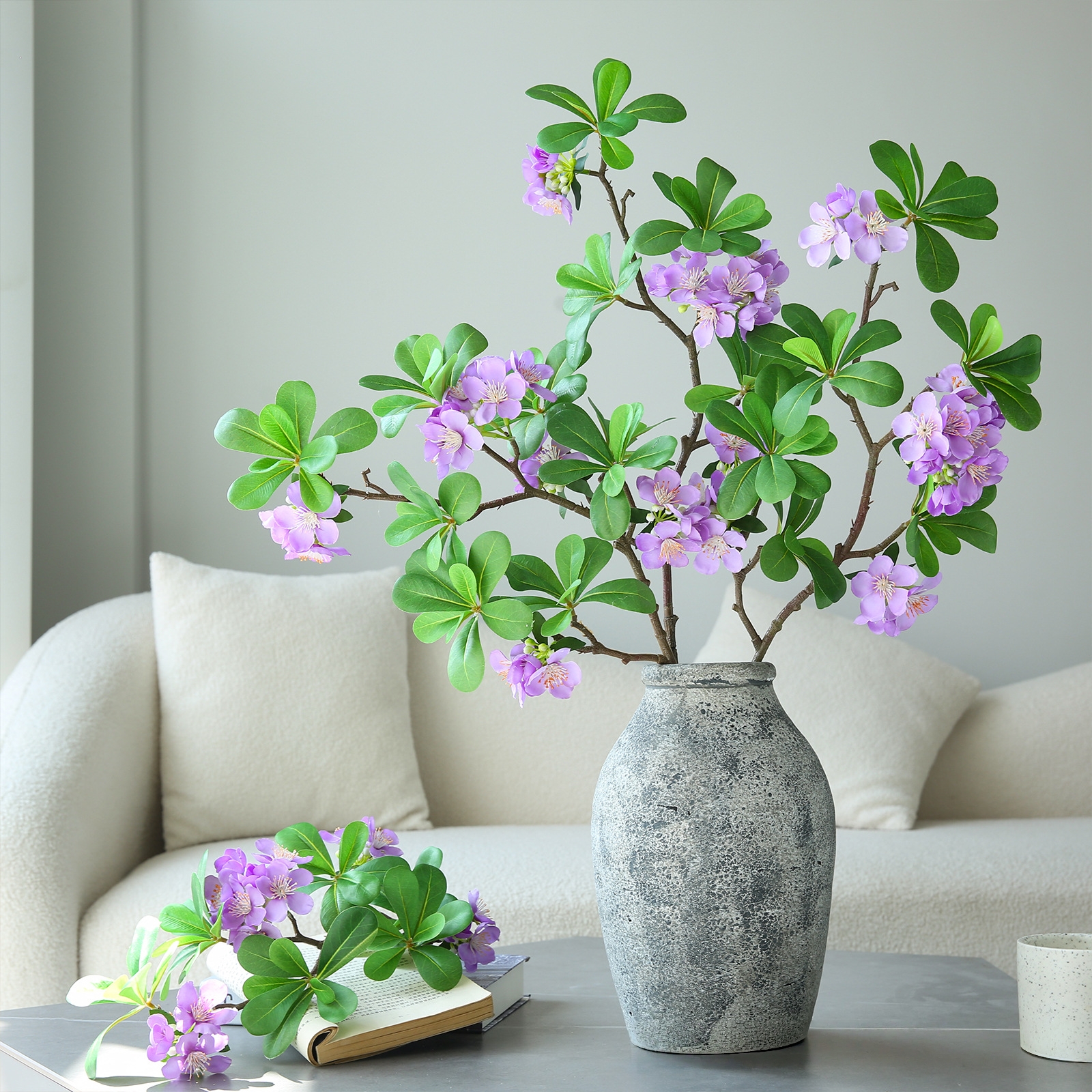 高端仿真海桐花苹果花绿植假花