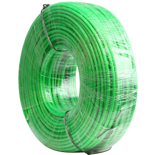 绿皮镀锌铁钢丝绳包胶皮涂塑软绳子葡萄架遮阳网大棚牵引晾衣绳子