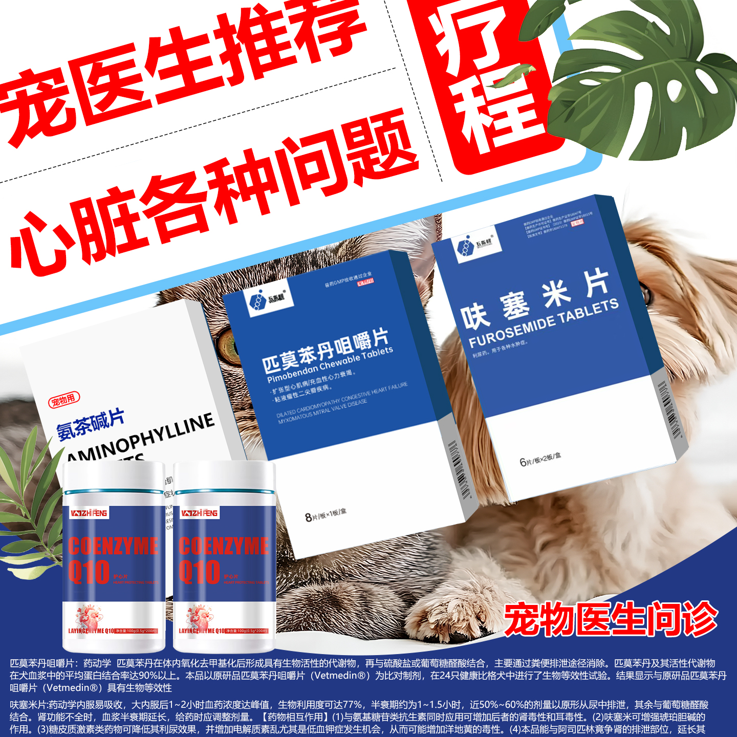 五指峰马来酸依那普利狗狗药