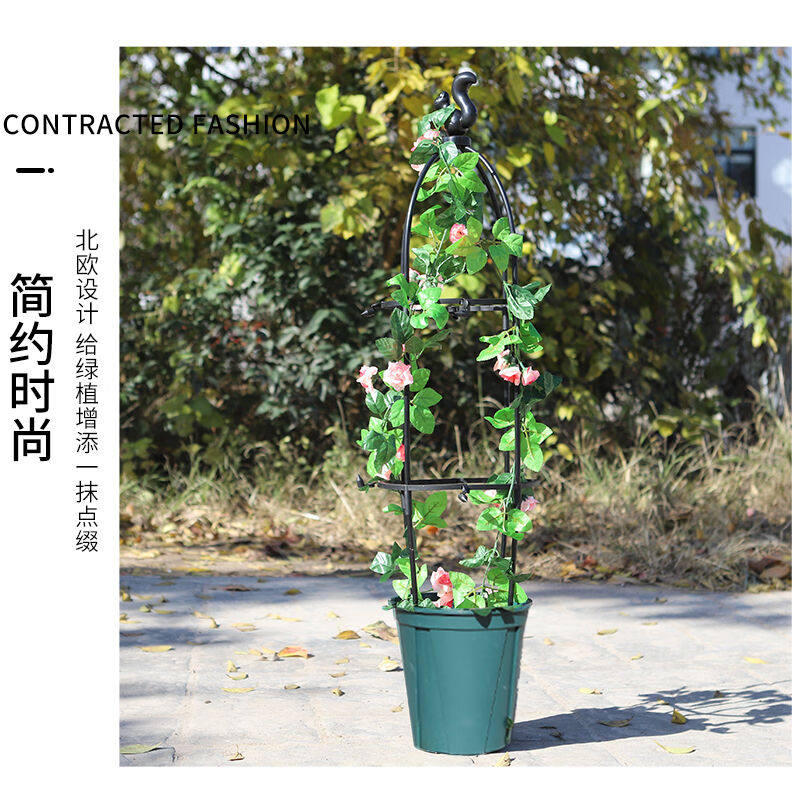 萌优优欧式爬藤架月季花铁线莲花支架植物攀爬藤花架阳台支撑架固属于什么档次？