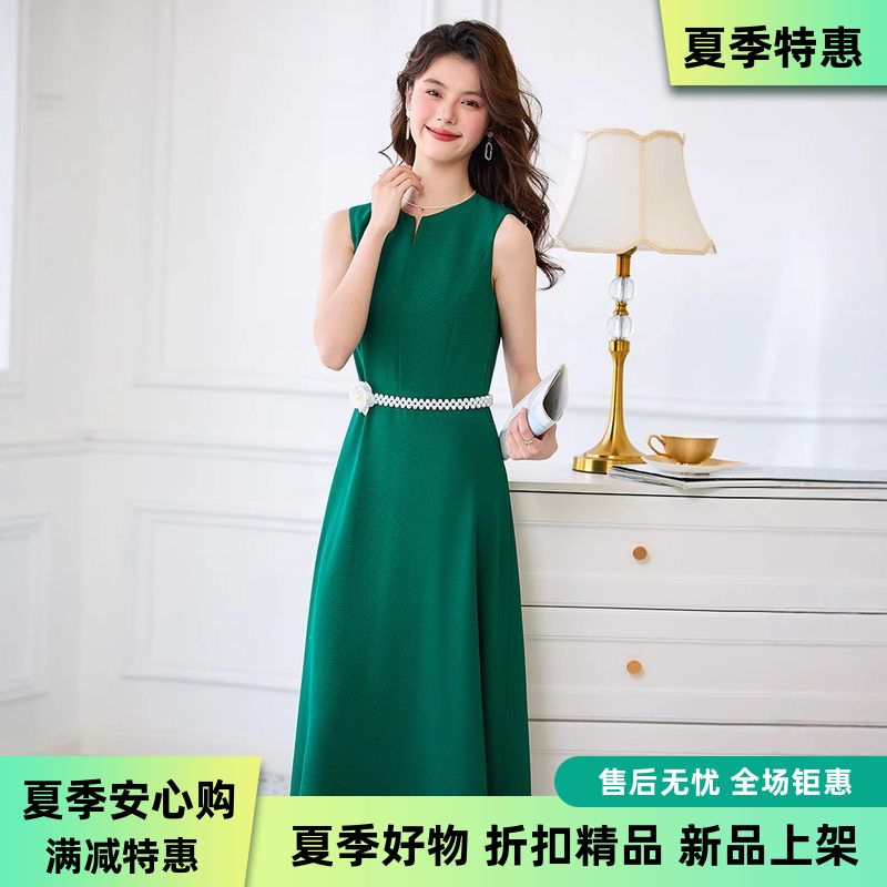 妈妈短裙气质无袖西装连衣裙女春秋2034新款春夏西装打底女士外穿