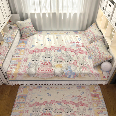 榻榻米床盖四季通用定制专用床笠大炕2025新款洛丽塔公主风女猫咪