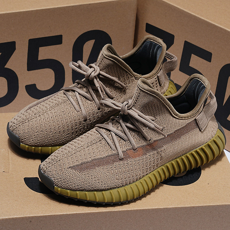 椰子梦350v2男女鞋真爆米花鞋底学生运动休闲鞋时尚情侣网鞋软底