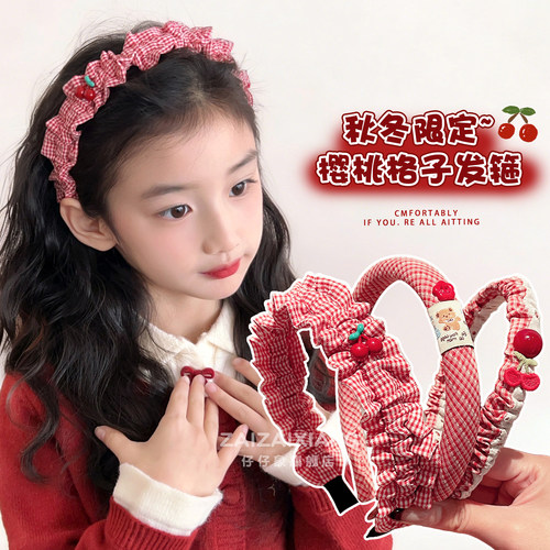 儿童发箍女童碎发整理神器