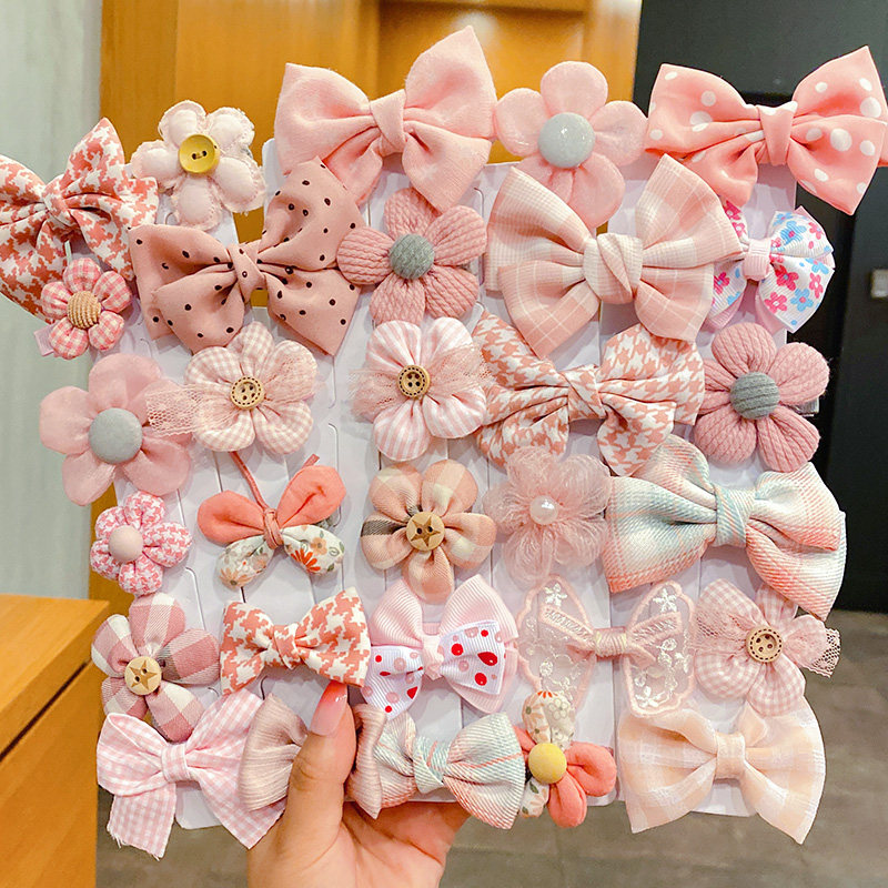 韩国儿童套装发饰女童不伤发碎发小夹子公主刘海发夹套装头饰发卡,童装/婴儿装/亲子装,发饰,淘宝优惠券,粉丝福利购,淘宝优惠卷