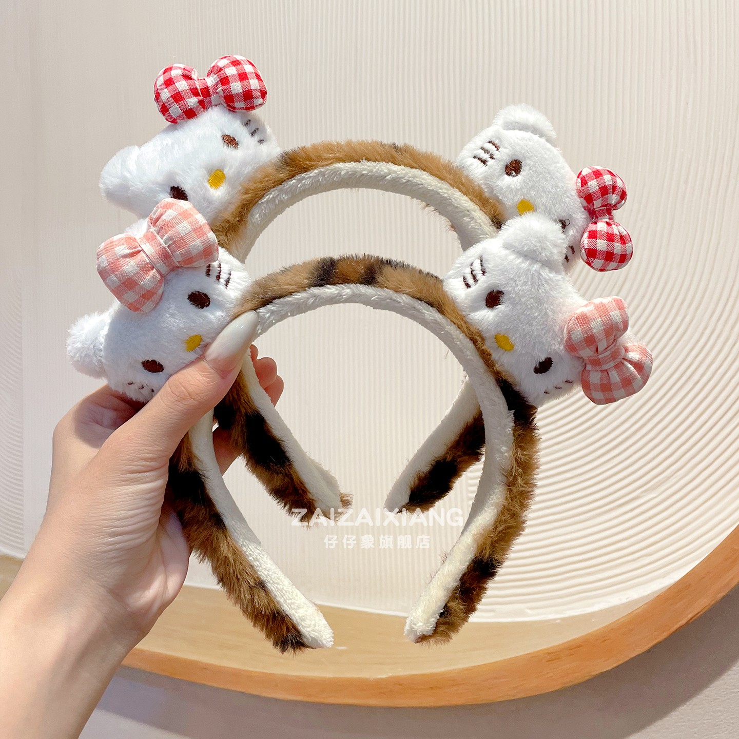 儿童发箍秋冬KT猫洗脸发箍