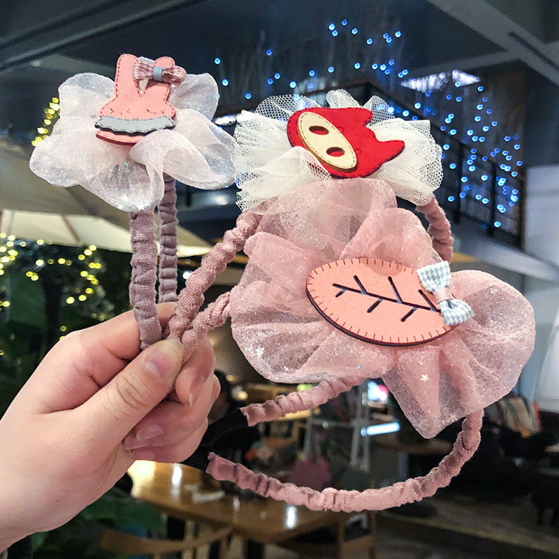 儿童发箍小女孩头饰韩国公主可爱萌兔女童宝宝头箍发卡发饰品