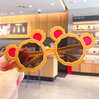 123#оранжевый и желтый мультфильм медведь