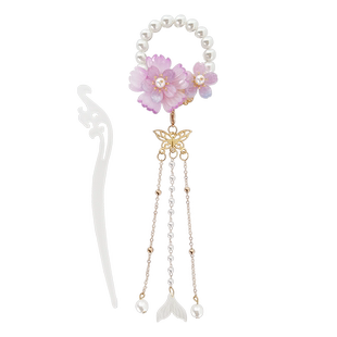 儿童古风发饰汉服头饰女童盘头发簪国风簪子新款小女孩丸子头发扣