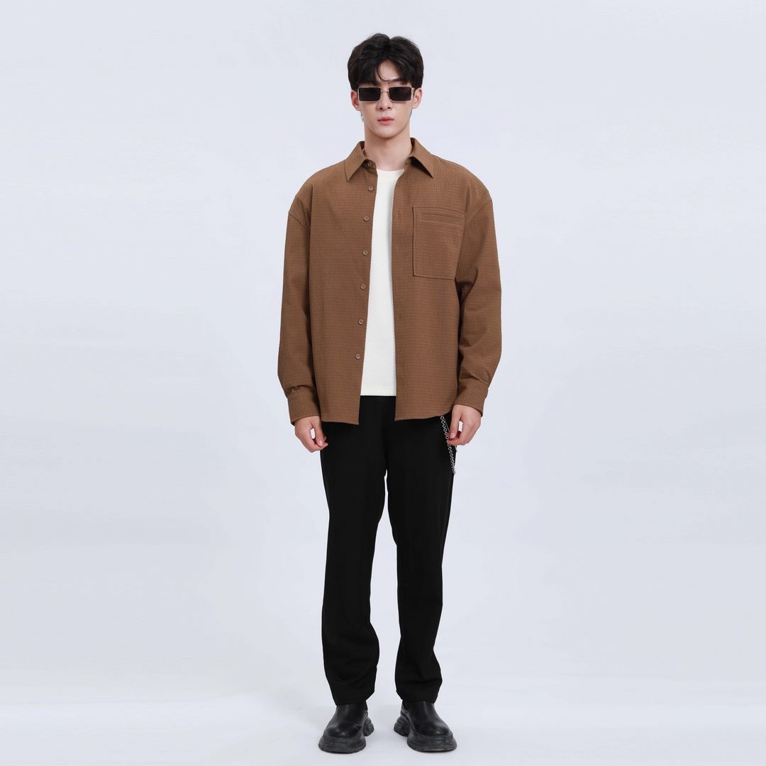 ALT阿恩蓝拓2023秋季微阔衬衫式外套BY30750014原499 专柜正品