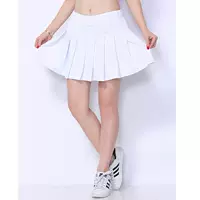 Váy ngắn, màu trắng tinh khiết, thoáng khí, váy bán thể thao, váy tennis, nhảy vuông, quần dài, trang phục, đội cổ vũ - Trang phục thể thao quần  nữ