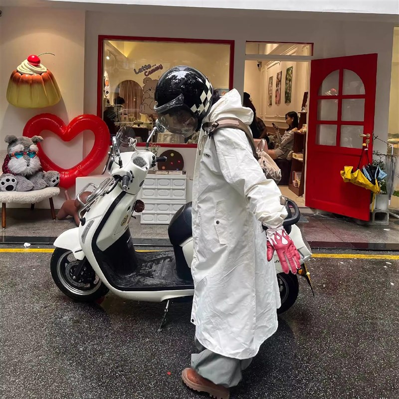 雨衣摩托车男女高个子防暴雨户外徒步外穿骑行人车分离电瓶车雨披