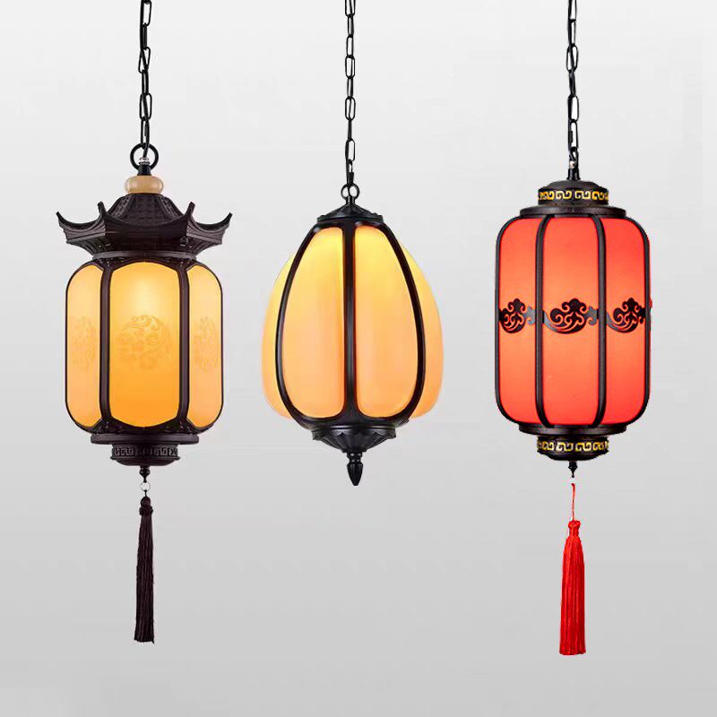 新款凉亭防水吊灯户外走廊大门口阳台新中式过道灯笼屋檐庭院灯饰,家装灯饰光源,户外吊灯,淘宝优惠券,粉丝福利购,淘宝优惠卷