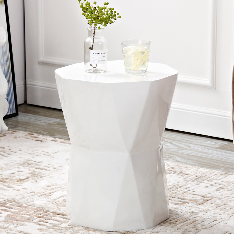 北欧创意几何边几沙发边角几客厅艺术摆件房间床头小桌子卧室小型