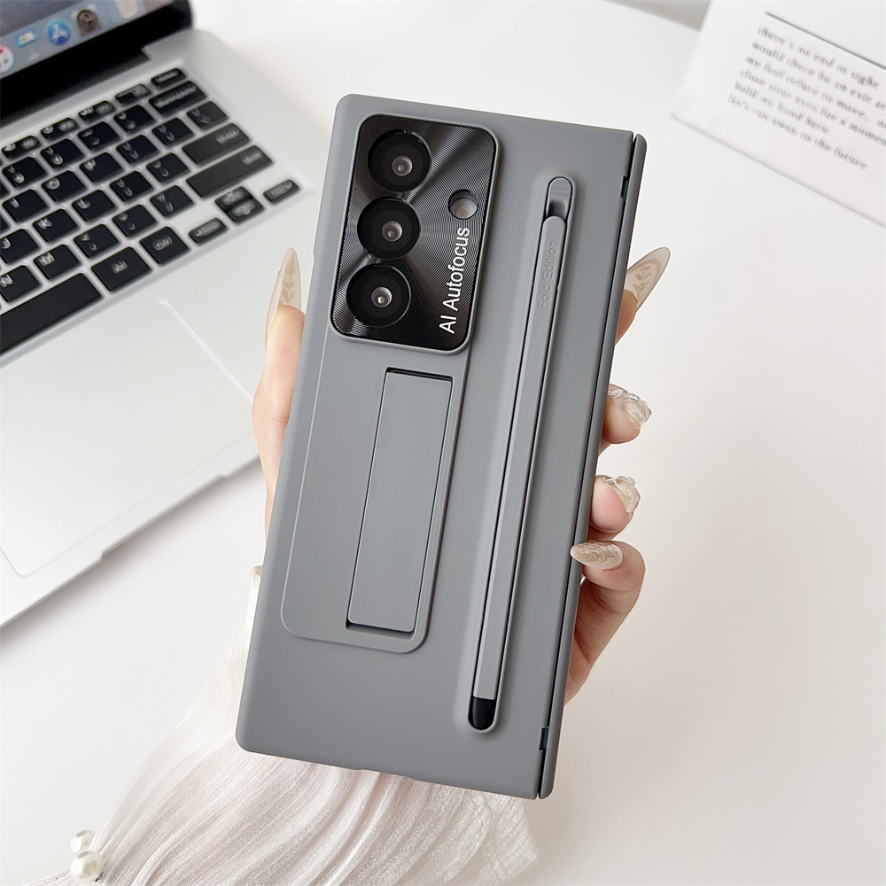 适用于三星zfold7手机壳钢化玻璃贴膜高清fold7笔槽折叠铰链前后f9660保护套全包smf防摔一体支架电容笔潮女