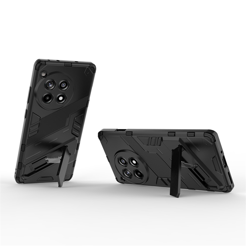 适用于 一加ACE3手机壳隐藏支架1+ace2pro保护套软oneplus ace全包气囊防摔磨砂软por硬爱酷男女时尚个性