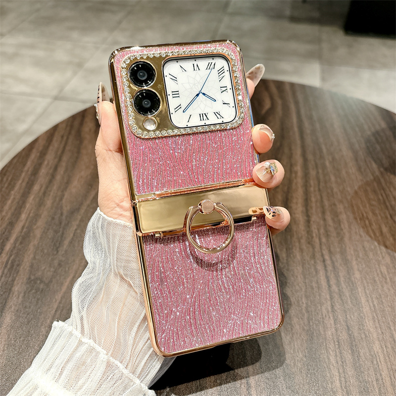 华为novaflip水波纹指环外壳包邮