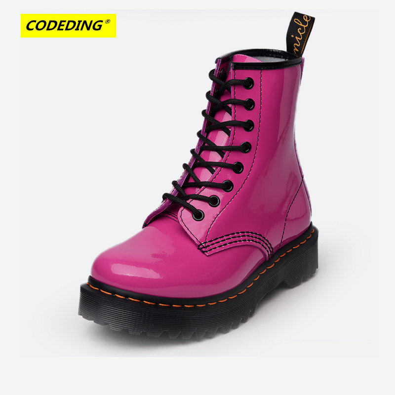 codeding固特異8孔馬丁靴1460桃紅亮面漆皮秋冬厚底增高dr女短靴在類目 女鞋, 靴子, 馬丁靴中 - 來自Buy2taobao.com提供專業的淘寶代購服務