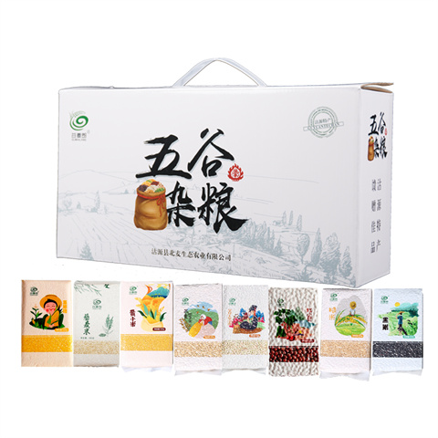 谷麦郎沽源藜麦新米燕麦荞麦小米黑米糙米玉米糁五谷杂粮礼盒4kg