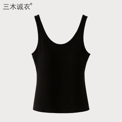 腈纶发热带胸垫女士秋冬保暖背心
